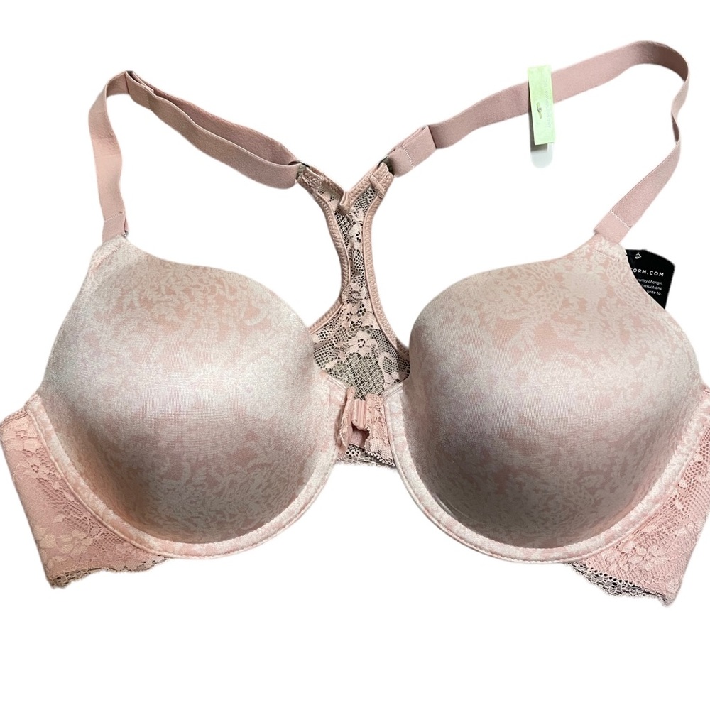 Brand New Maidenform Peachy Creme Lace Bra. Size 40B.